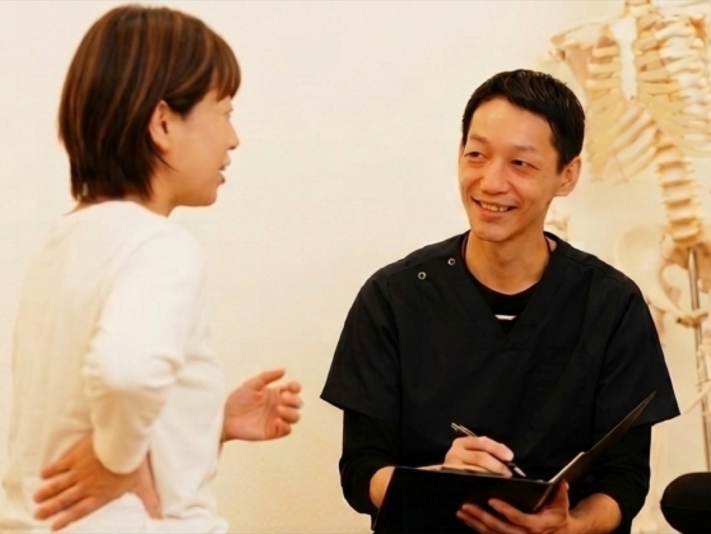 丁寧なヒアリングと検査の様子